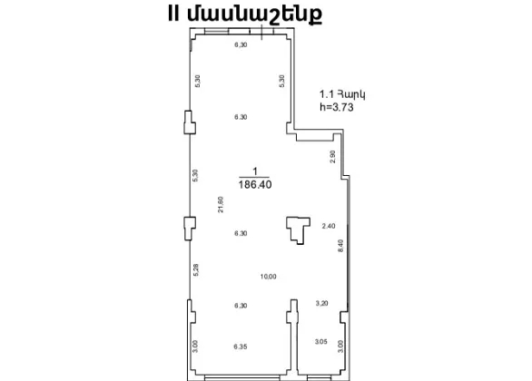 Commercial for sale خیابان سِواک, کاناکِر – زیتون ایروان, 157344