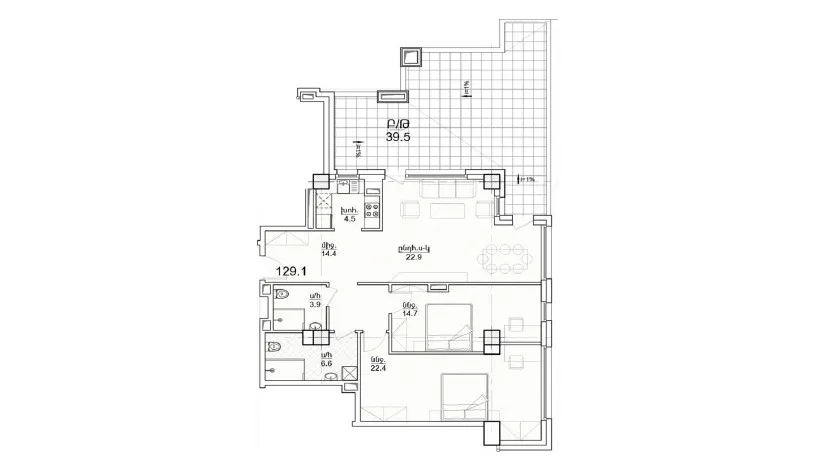 3 bedroom apartment for sale Leningradyan st., Malatsia-Sébastia Yerevan, 161728