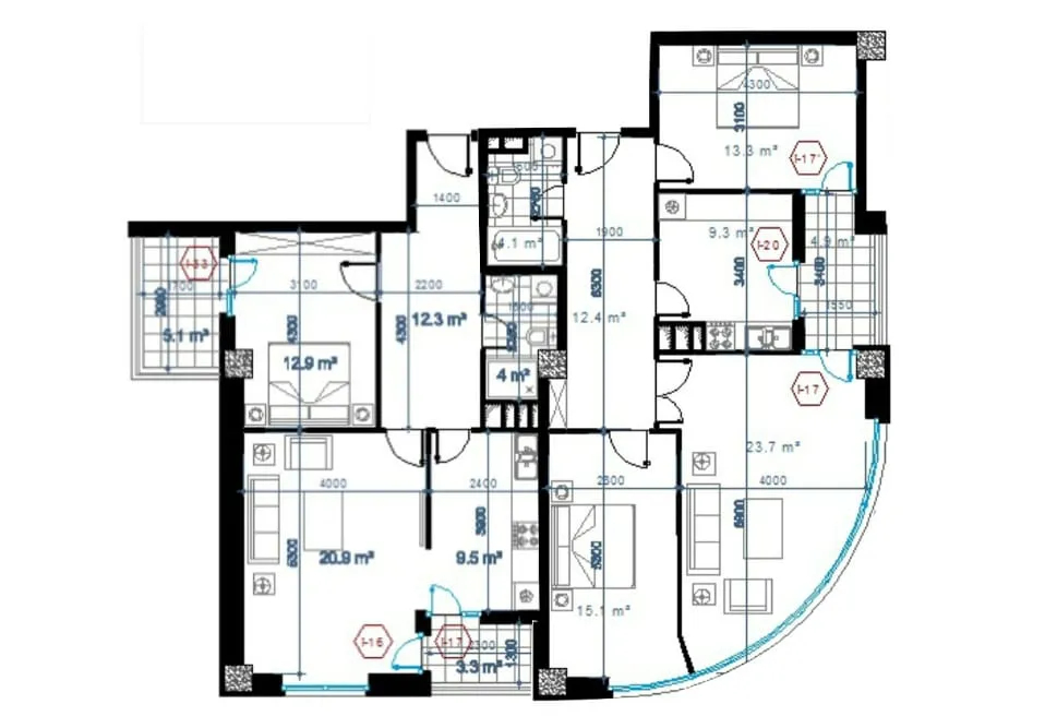 5 bedroom apartment for sale Arshakunyats Ave, Center Yerevan, 157219