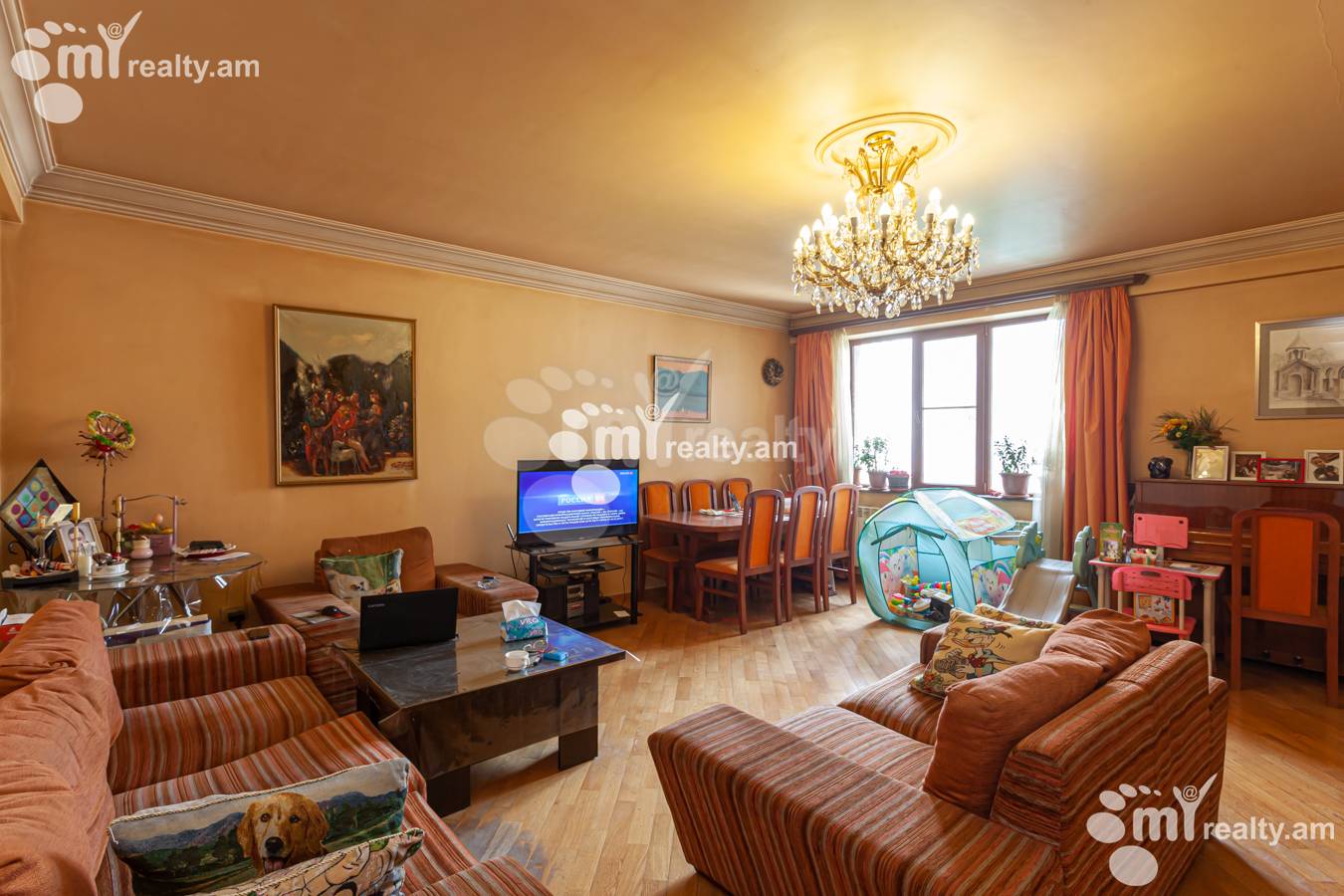 3 bedroom apartment for sale Pushkin St, Center Yerevan, 151258