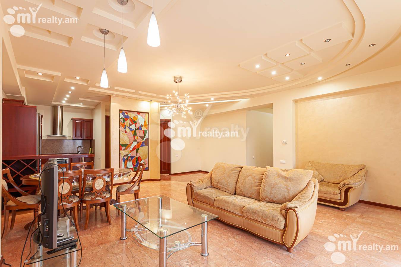3 bedroom apartment for rent Northern (Hyusisayin)  Ave, Center Yerevan, 153005