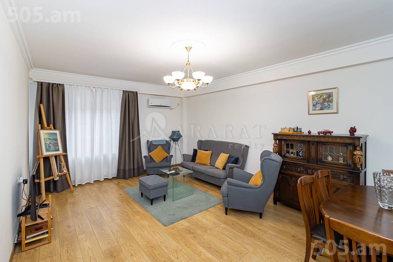 3 bedroom apartment for sale Pushkin St, Center Yerevan, 147636