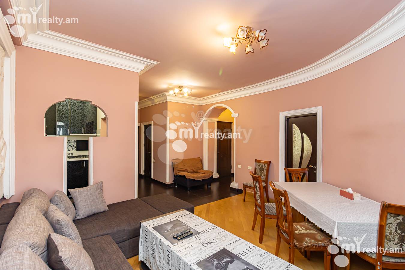 3 սենյականոց բնակարան վարձով Տերյան փող, Կենտրոն Երևան, 148444