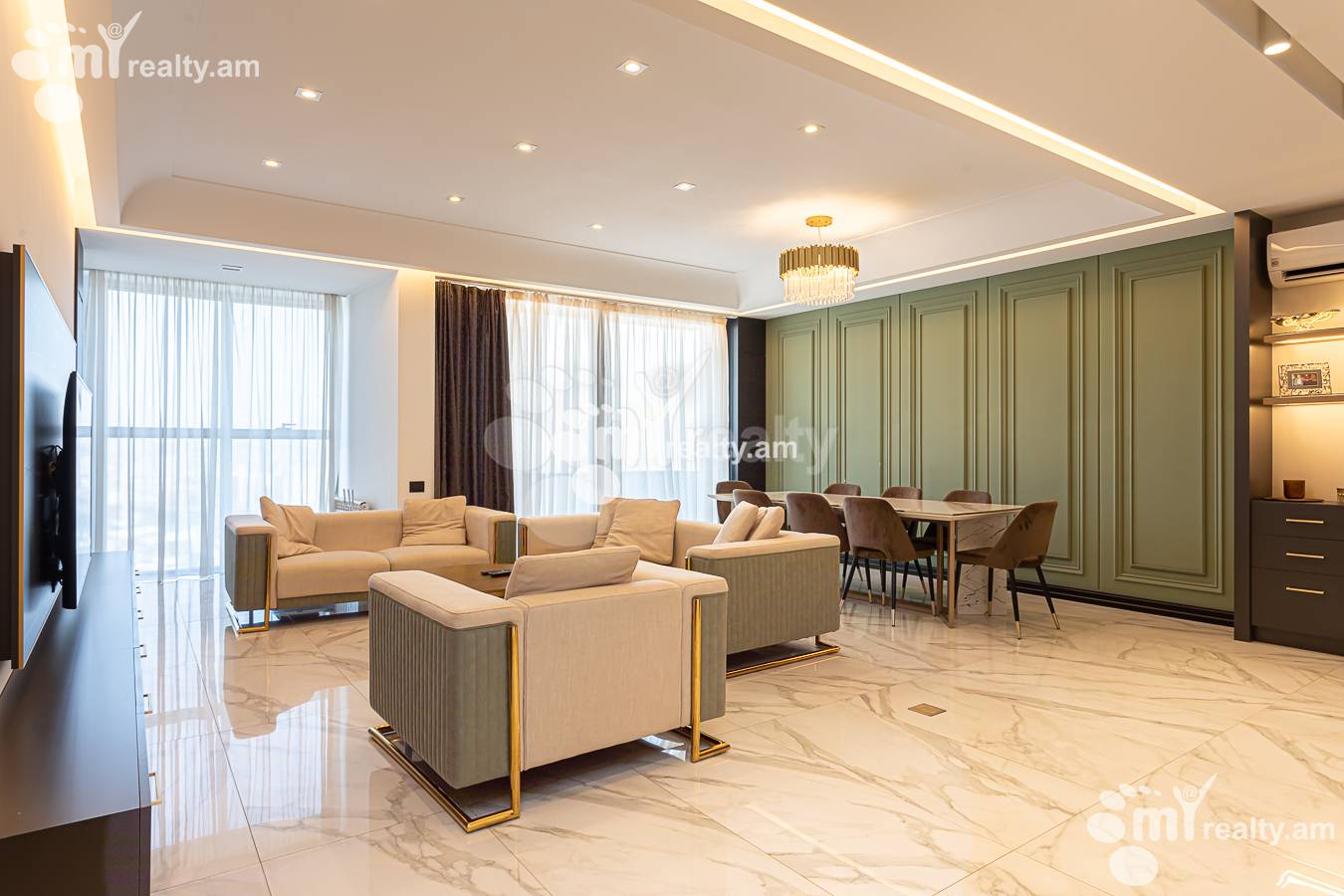 3 bedroom apartment for sale خیابان تِسی تِسِرناکابِرد, مرکز شهر ایروان, 156364