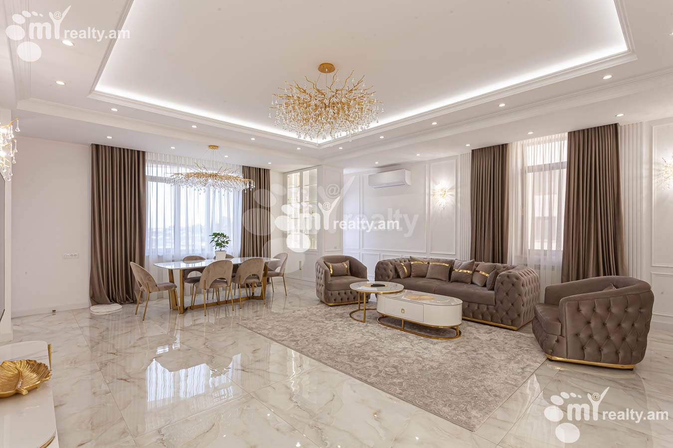 3 bedroom apartment for rent Aram St, Center Yerevan, 143996