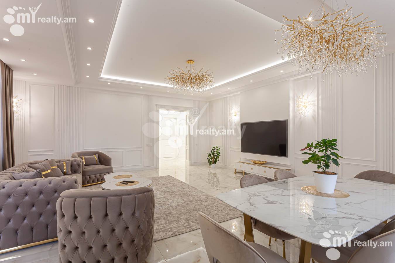 3 bedroom apartment for rent Aram St, Center Yerevan, 143996