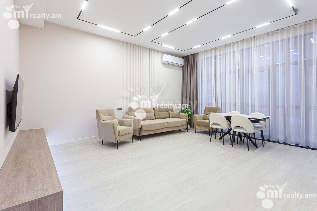 3 bedroom apartment for rent خیابان آرشاکونیاک, مرکز شهر ایروان, 155268