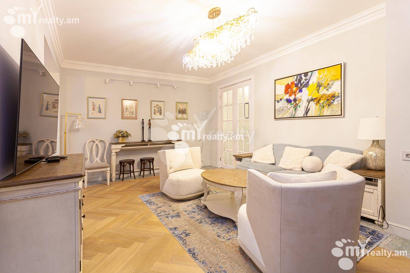 3 սենյականոց բնակարան վարձով Սարյան փող, Կենտրոն Երևան, 155319