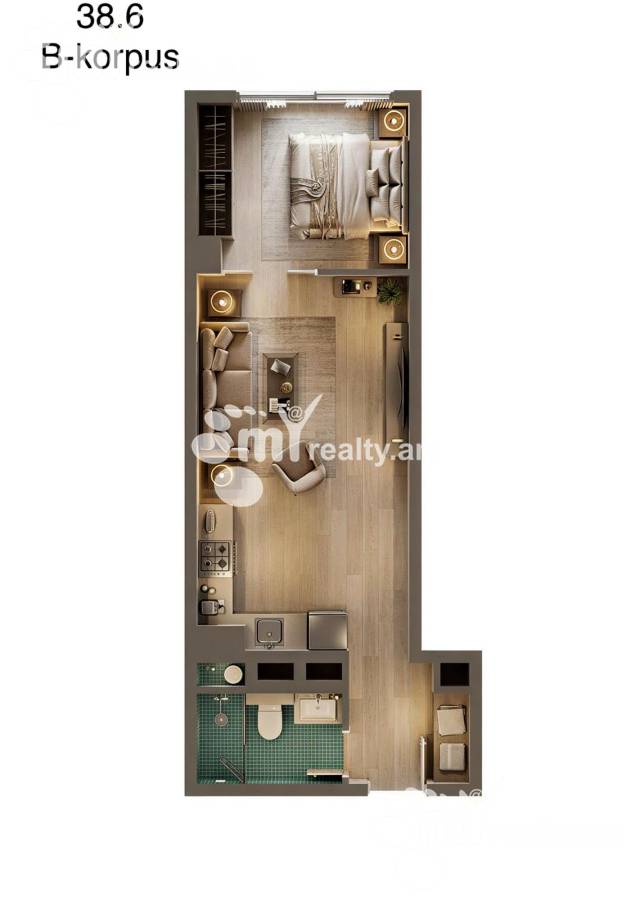 1 bedroom apartment for sale Arinj, Awan Yerevan, 160054