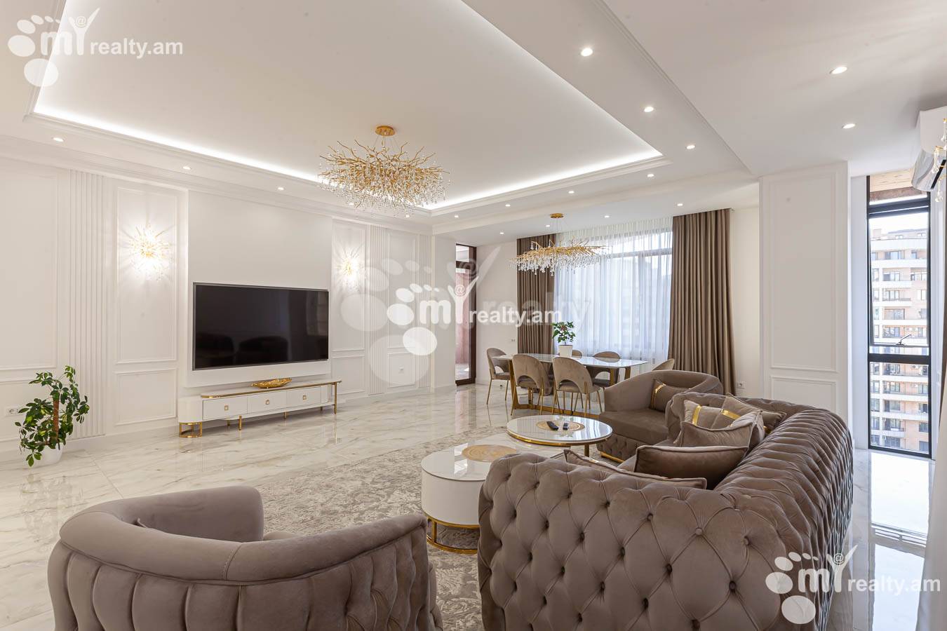 3 bedroom apartment for rent Aram St, Center Yerevan, 152940