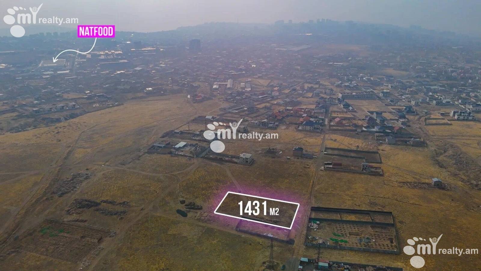 Land for sale Bagrevand district, Nor-Nork Yerevan, 158223