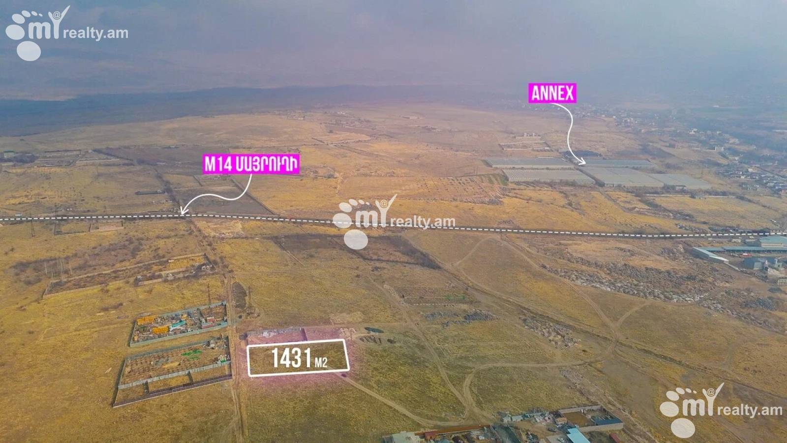 Land for sale Bagrevand district, Nor-Nork Yerevan, 158223