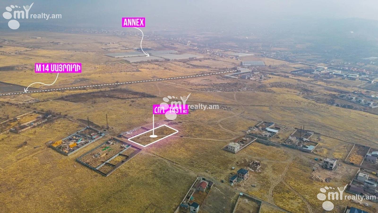Land for sale Bagrevand district, Nor-Nork Yerevan, 158223