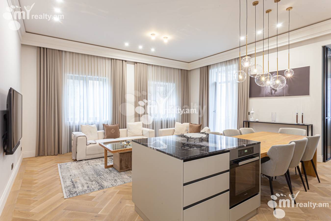 3 bedroom apartment for rent خیابان موسکوویان, مرکز شهر ایروان, 149108