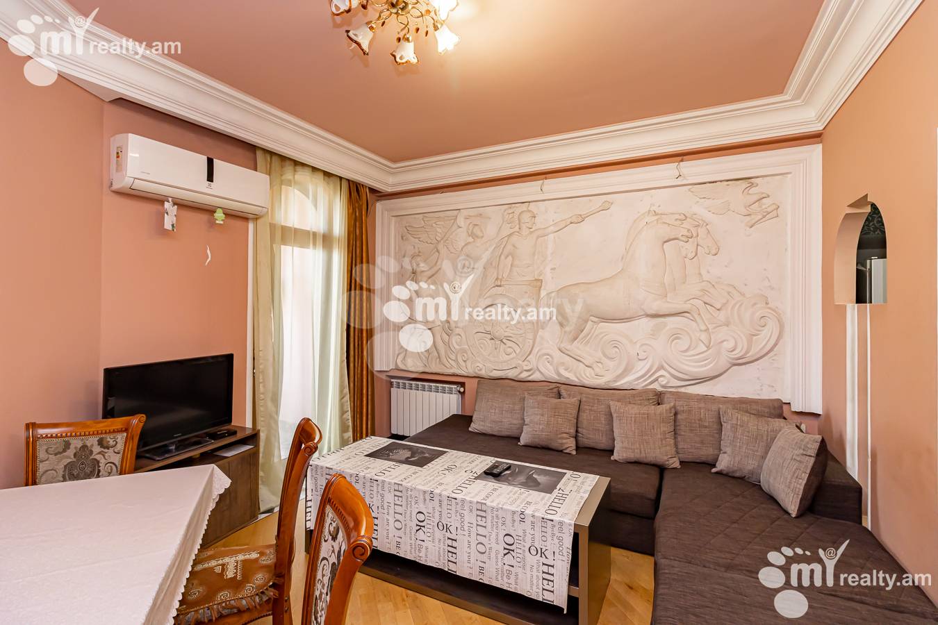 3 սենյականոց բնակարան վարձով Տերյան փող, Կենտրոն Երևան, 148444