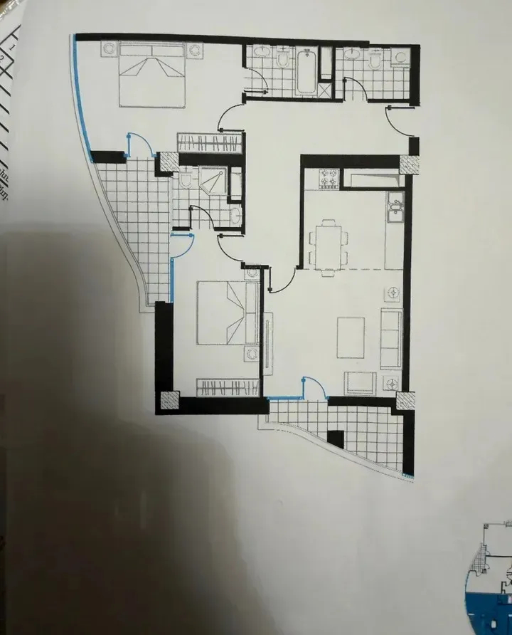 3 bedroom apartment for sale خیابان آرشاکونیاک, مرکز شهر ایروان, 158935