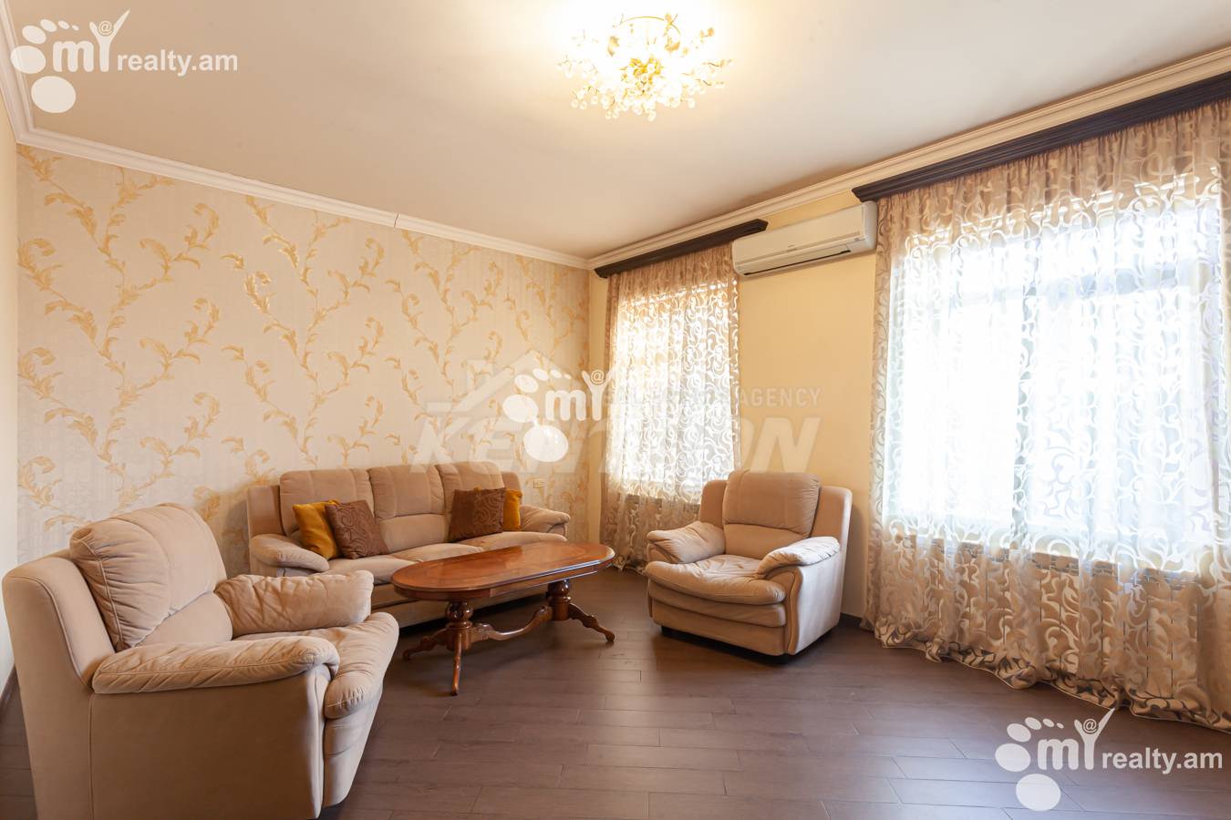 3 սենյականոց բնակարան վարձով Բայրոնի փող, Կենտրոն Երևան, 151656