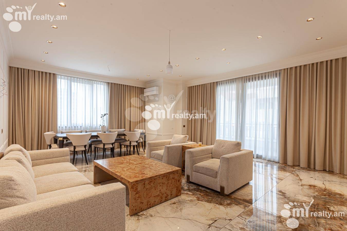 4 bedroom apartment for rent خیابان بوزند, مرکز شهر ایروان, 155158