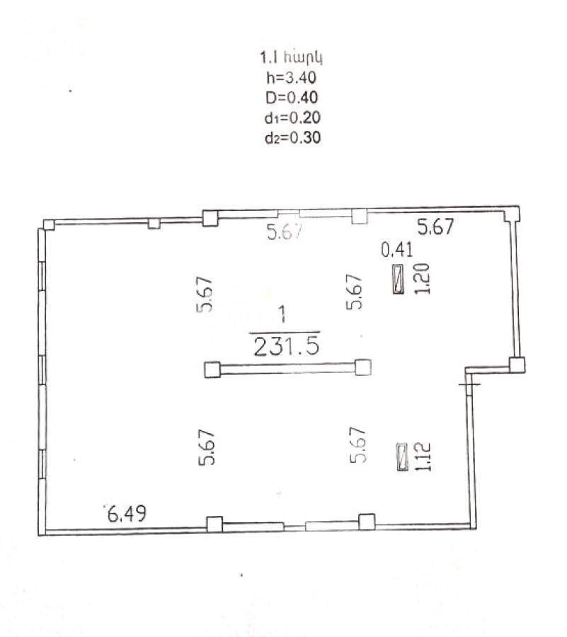 Commercial property for sale Komitas Ave, Arabkir Yerevan, 143201