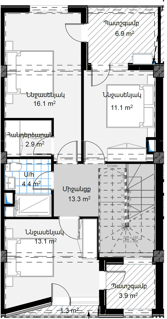 House for sale Tumanyan street, Qasakh Kotaïque, 157270