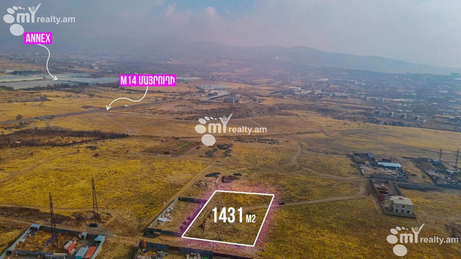 Land for sale Bagrevand district, Nor-Nork Yerevan, 158223