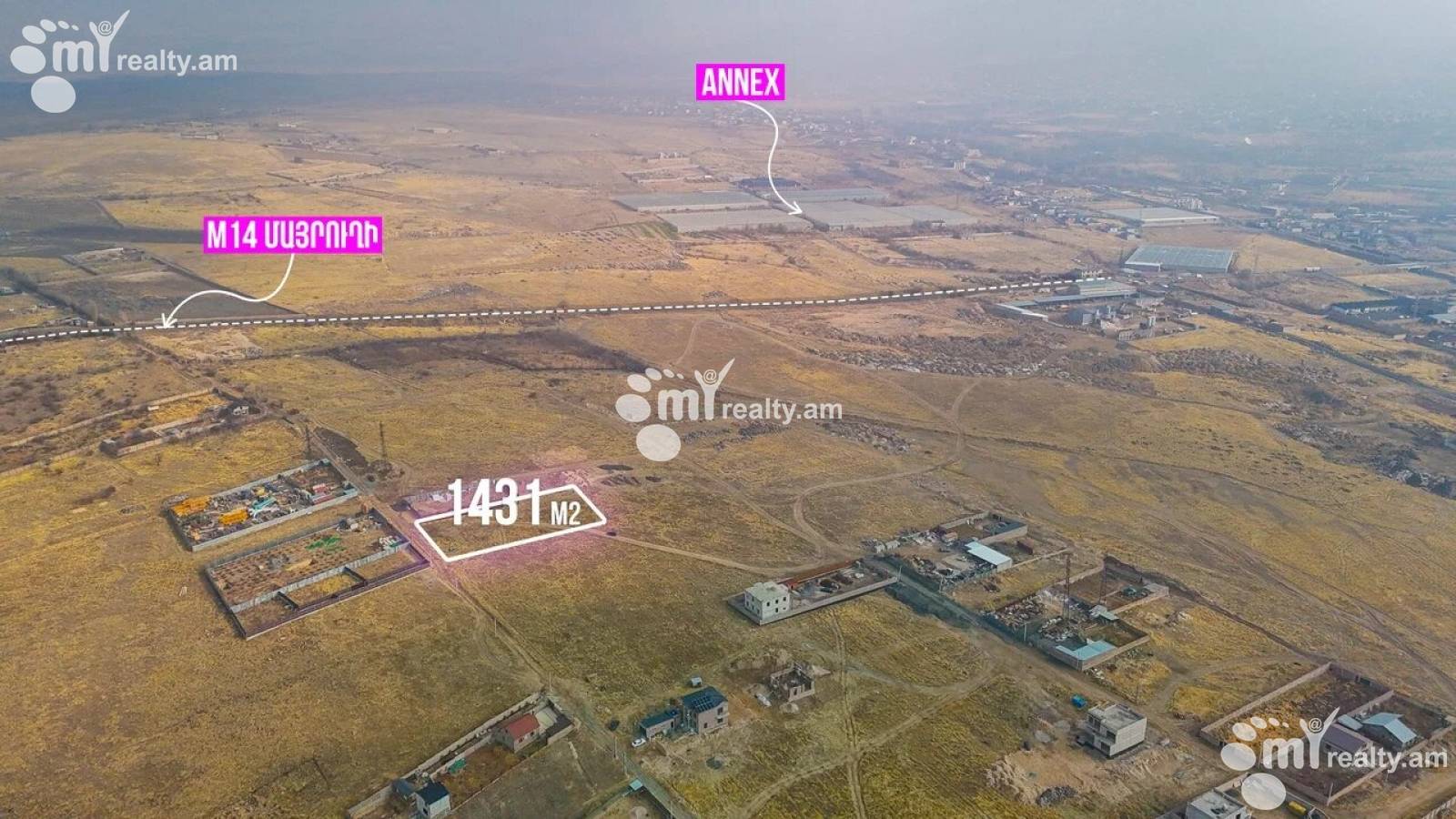 Land for sale Bagrevand district, Nor-Nork Yerevan, 158223