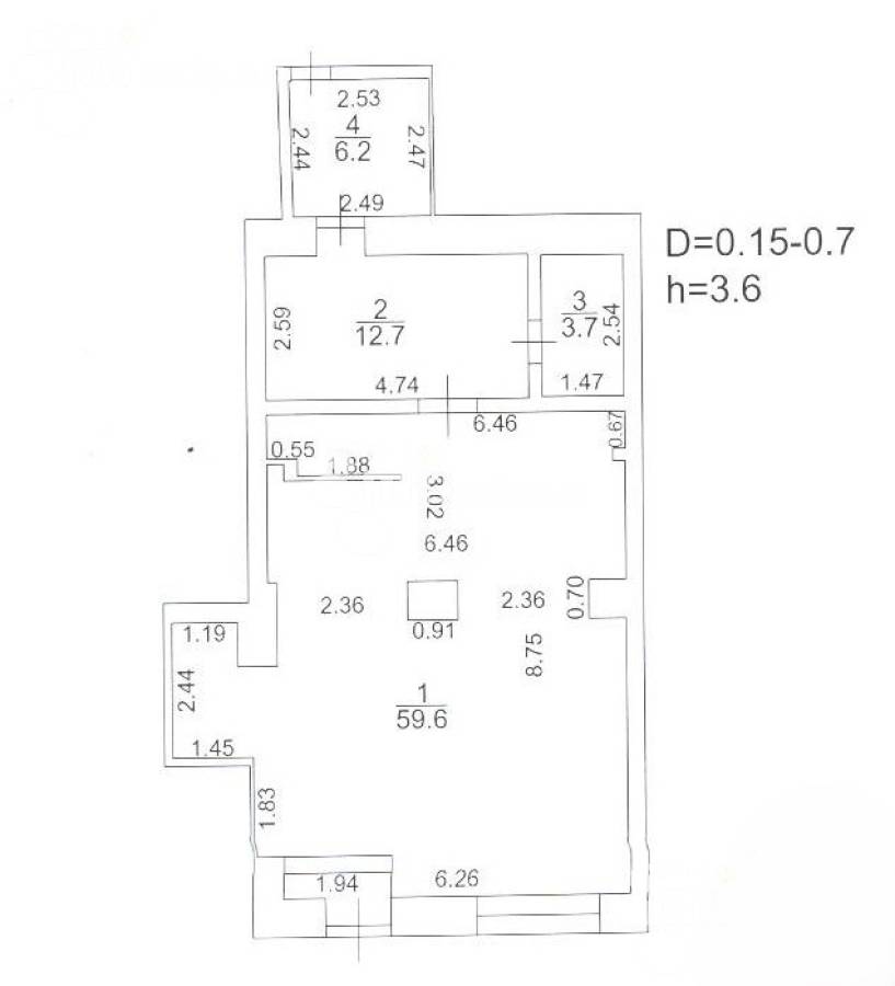 Commercial property for rent Nalbandyan St, Center Yerevan, 150339
