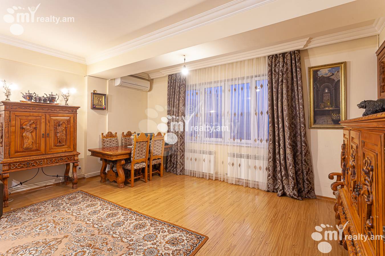 3 bedroom apartment for sale Pushkin St, Center Yerevan, 142993