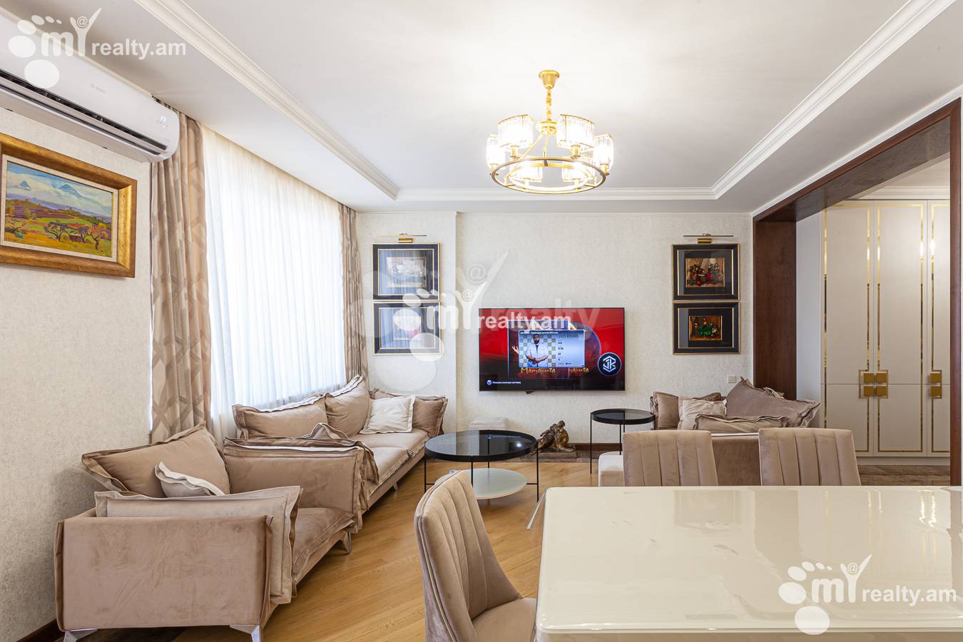 3 bedroom apartment for sale خیابان آنتارایین, مرکز شهر ایروان, 138312