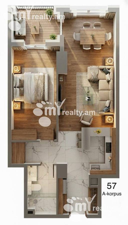 2 bedroom apartment for sale Arinj, Awan Yerevan, 160087