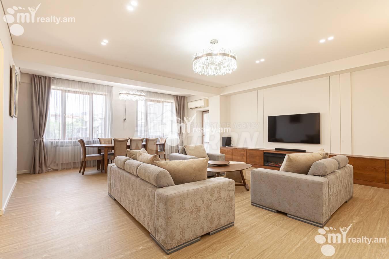 3 bedroom apartment for rent خیابان سارمِن, مرکز شهر ایروان, 156075