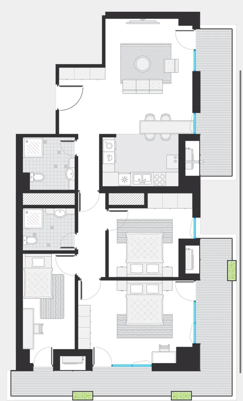 4 bedroom apartment for sale گرادیان لنین, مالاتیا - سِباستیا ایروان, 158332