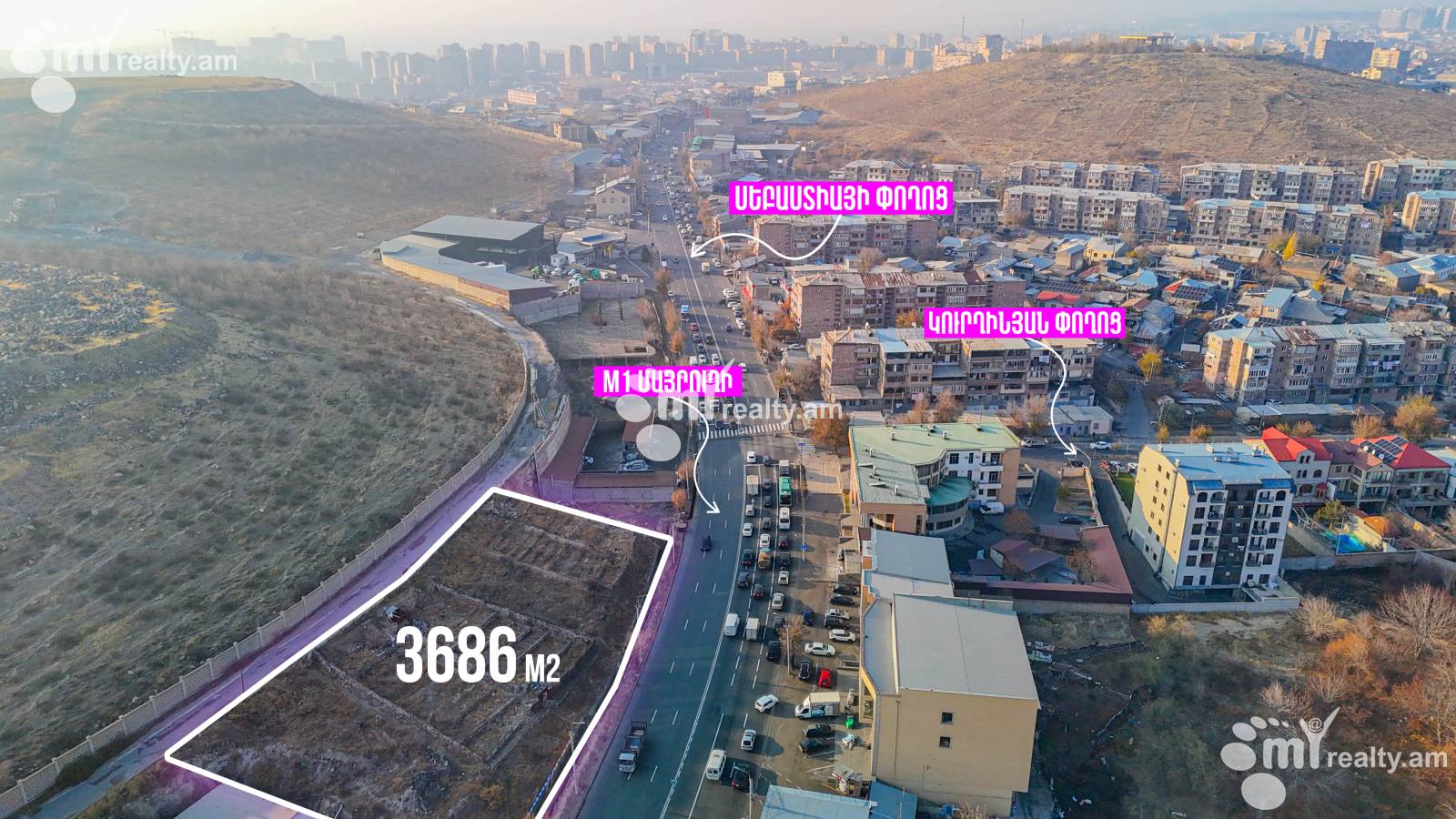 Land for sale Malatia St, Malatja-Sebastja Yerevan, 160248