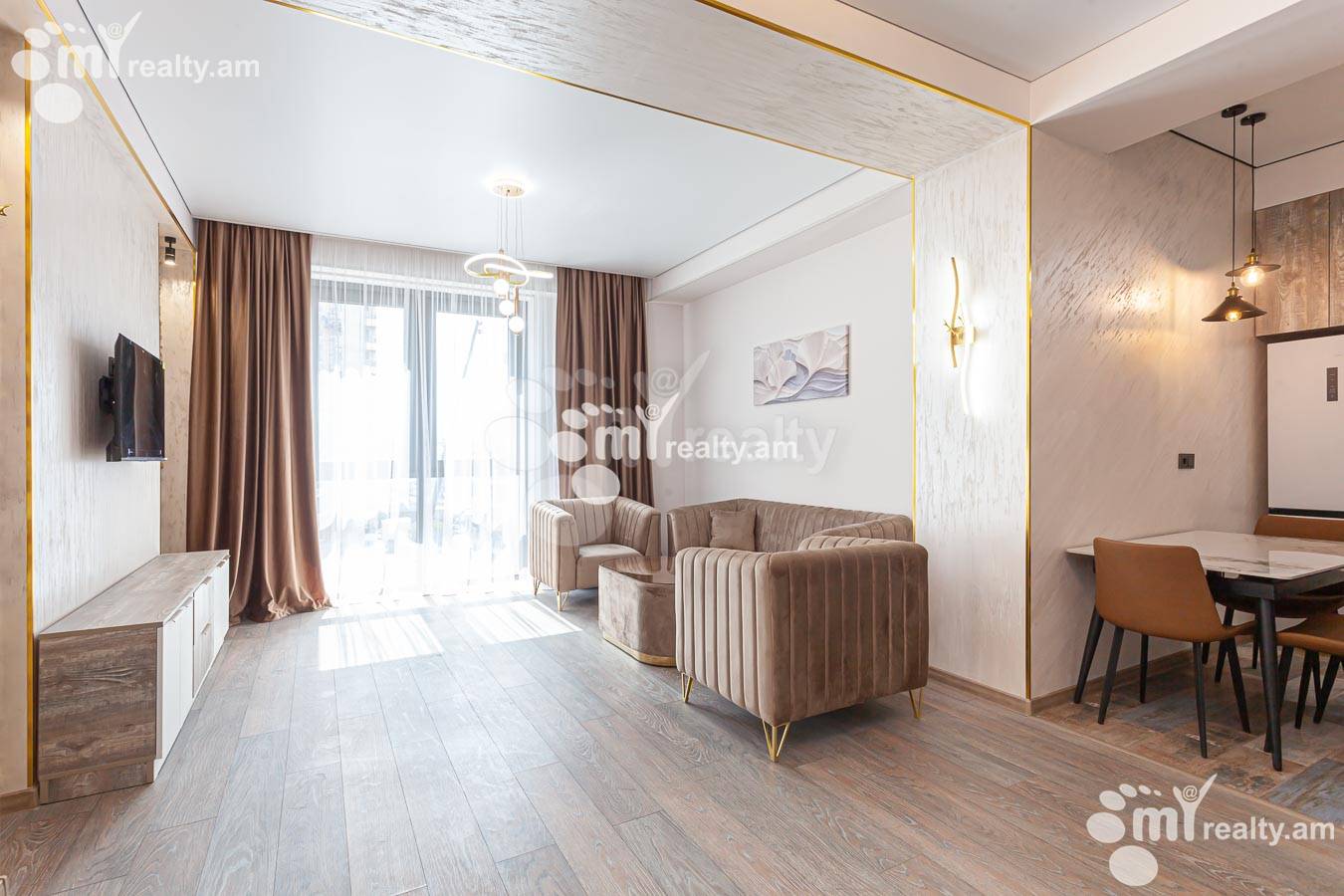 2 bedroom apartment for rent خیابان آرشاکونیاک, مرکز شهر ایروان, 155383