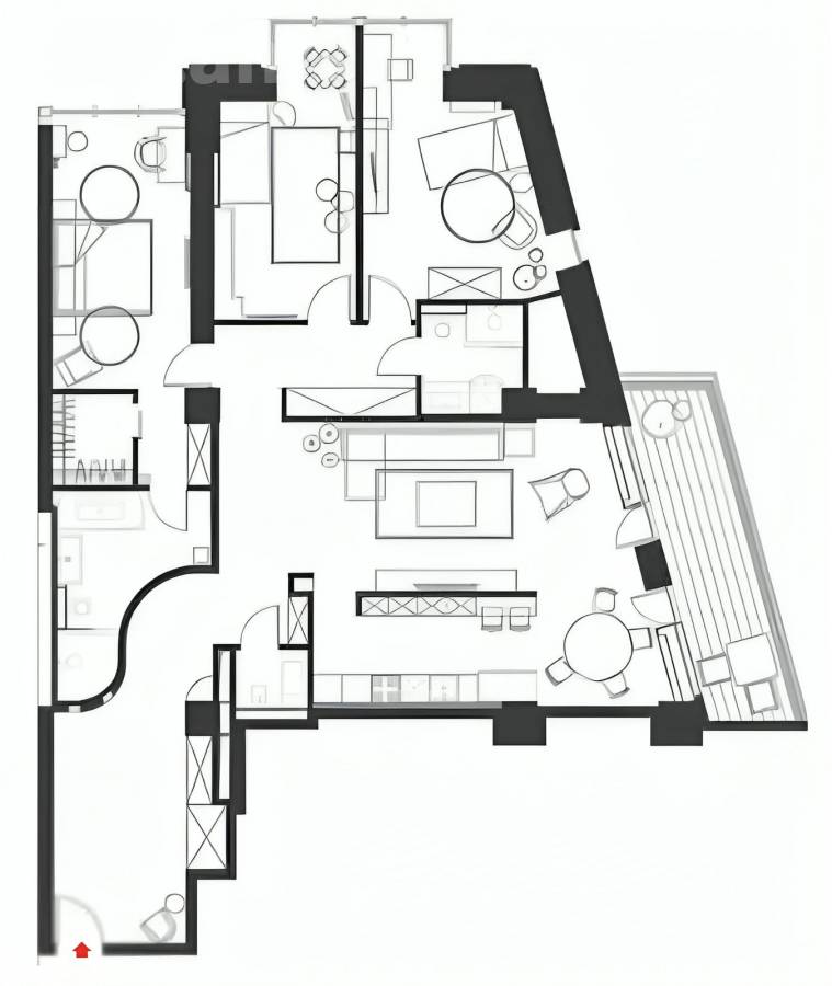 4 սենյականոց բնակարան  Վարդանանց փող, Կենտրոն Երևան, 146807