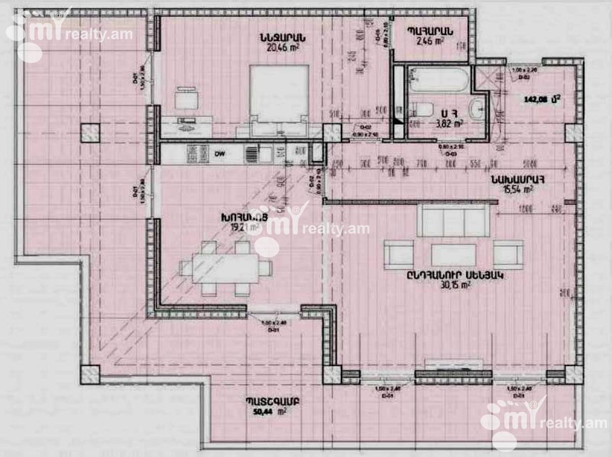 3 սենյականոց բնակարան  Սևակի փող, Քանաքեռ-Զեյթուն Երևան, 157115